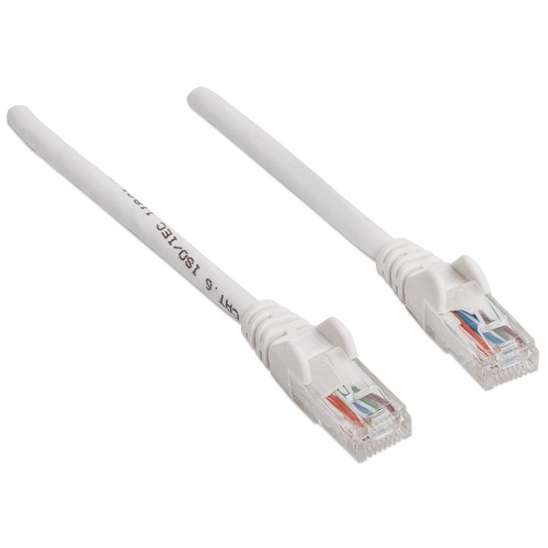 Patch Cord Cat5e Utp 1,0m Biały 100% Miedź